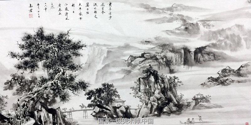 国家一级美术师 王志军艺名知君 画家