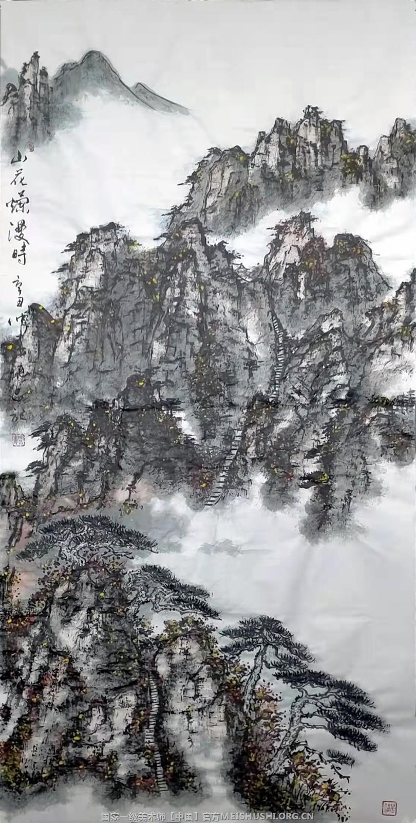 4叶显明《花烂漫时》139x69cm.2021.jpg