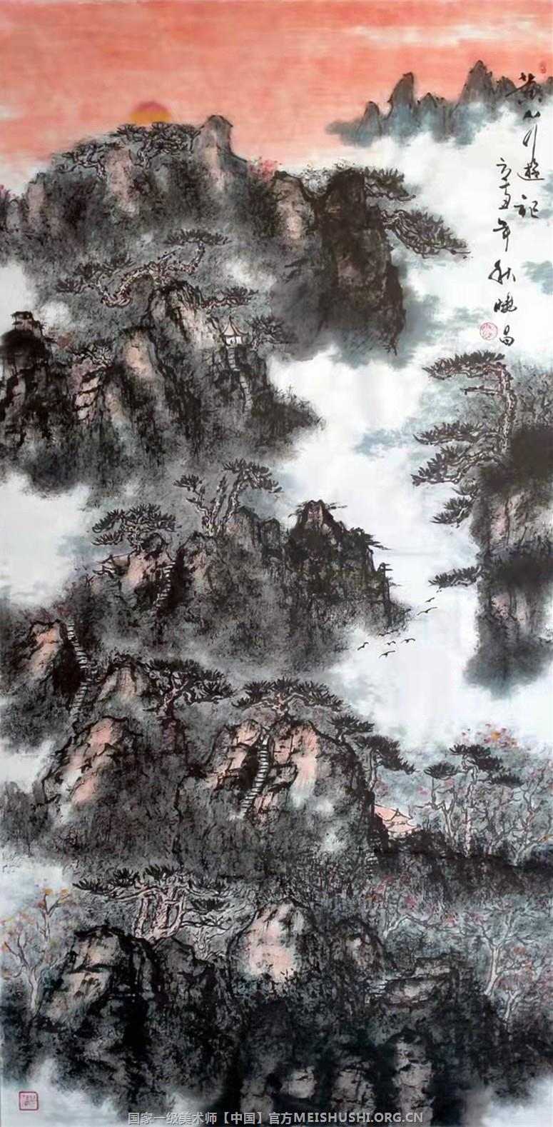 叶显明山水《黄山行旅记》138x68cm(2021).jpg