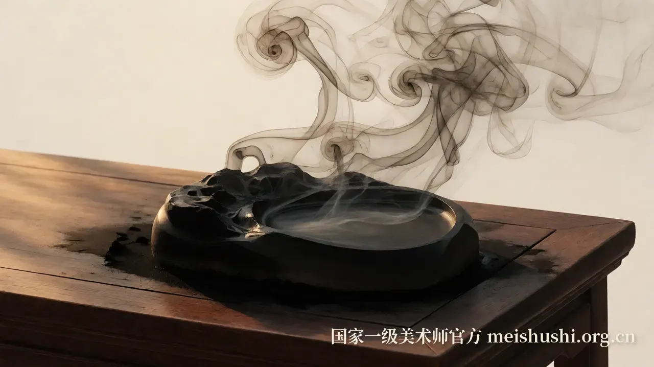 墨的呼吸：从松烟到笔尖的千年对话