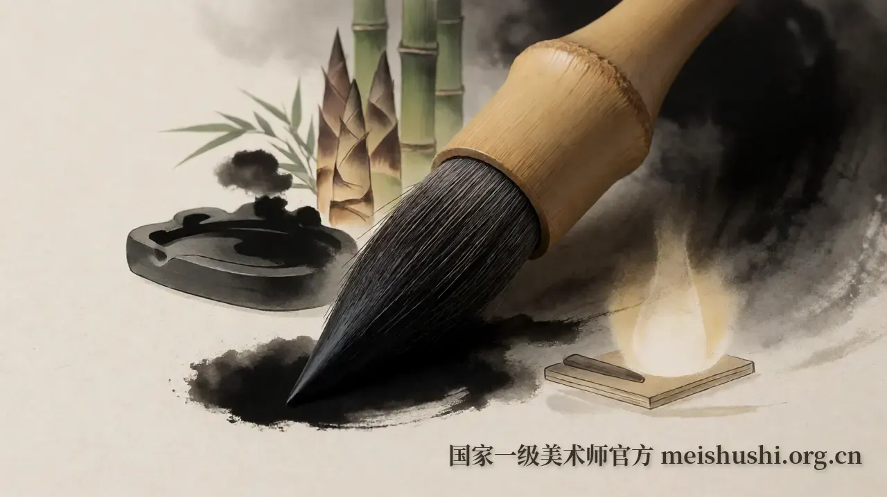 湖笔的呼吸：从竹管到笔尖的千年对话