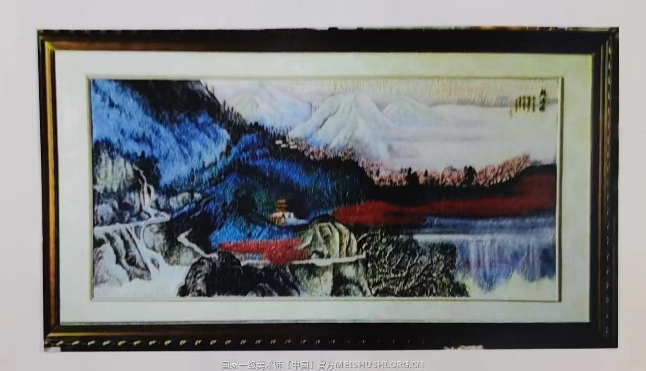 国画花鸟 水晶粿粒画3ooxl6o㎝ 国画花鸟 水晶粿粒画3ooxl6o㎝