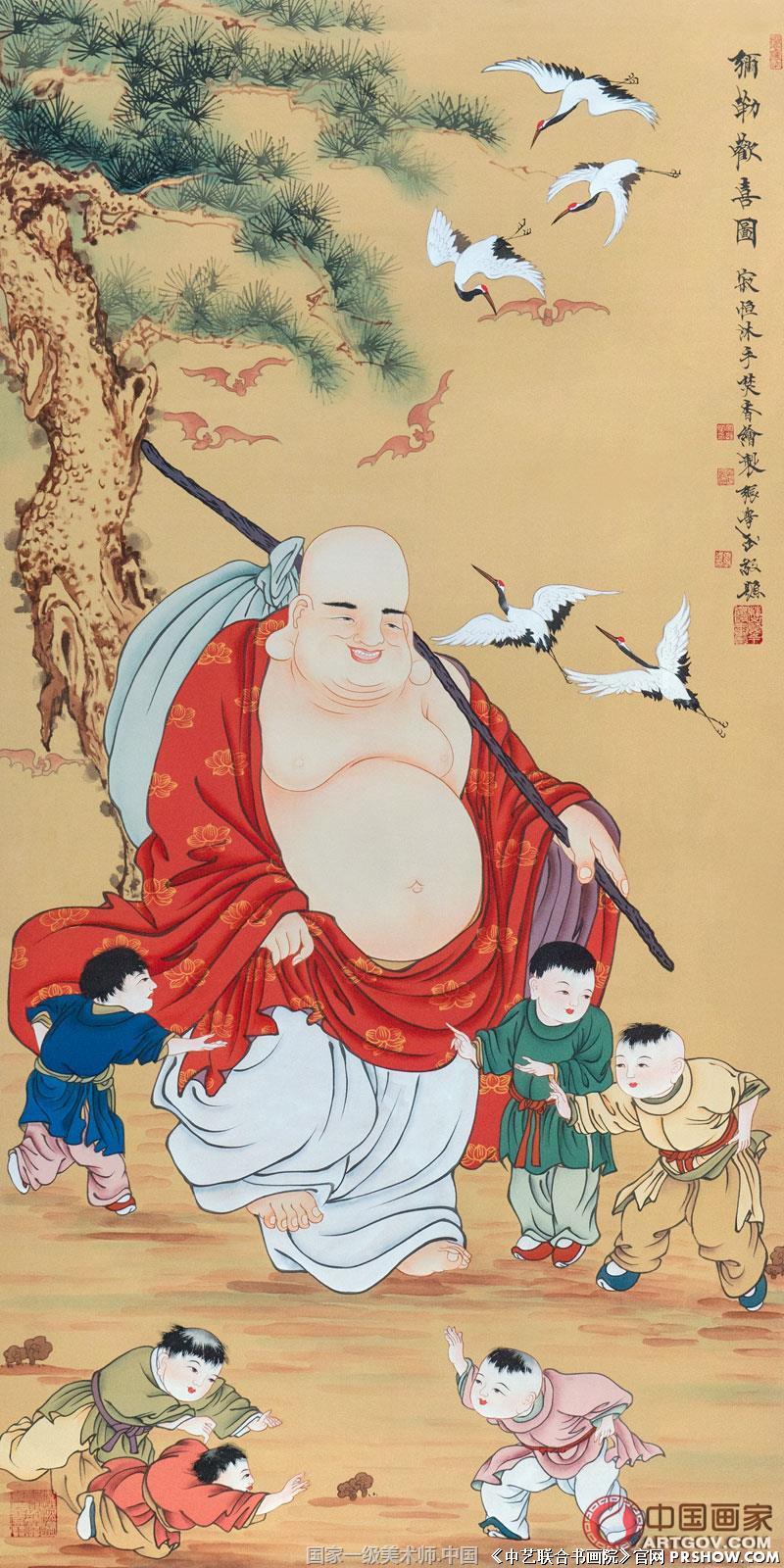 工笔画家韩必恒国画艺术 韩必恒国画家艺术家微官网