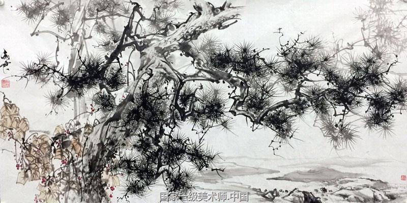 国家一级美术师 王志军艺名知君 画家