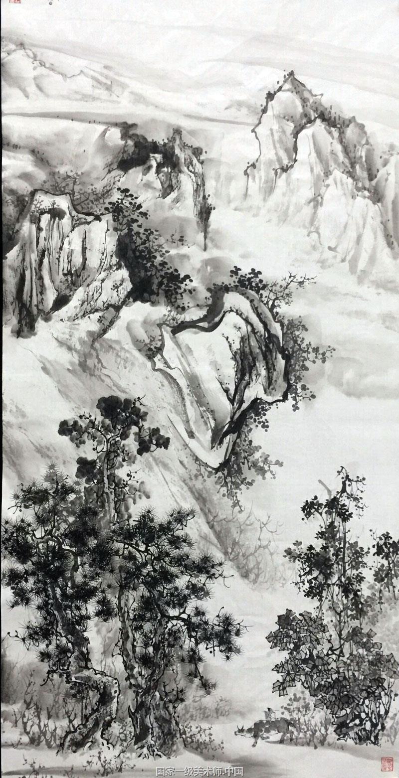 国家一级美术师 王志军艺名知君 画家