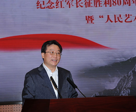 人民日报社副总编辑、人民网董事长王一彪致辞。（人民网 蒋建华 摄 ）